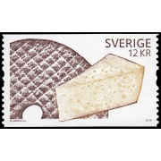 Suecia Sweden 2756 2010 Gastronomía Pan crujiente y queso MNH