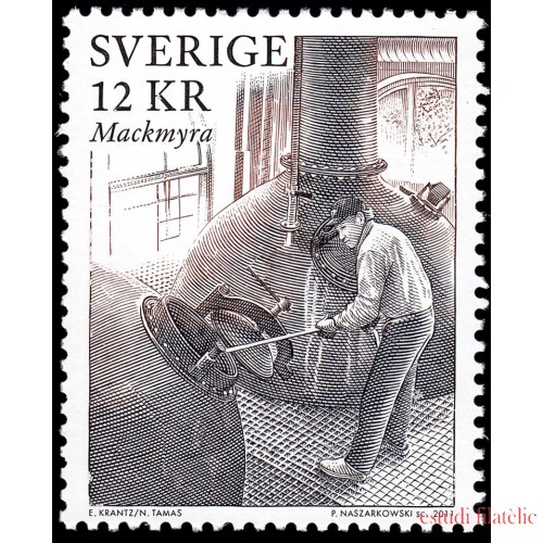 Suecia Sweden 2796 2011 Industria Artesanía y tradición Destilería de Mackmyra MNH