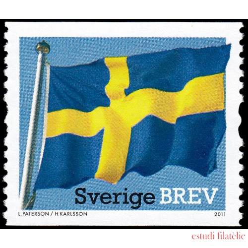 Suecia Sweden 2773 2011 Bandera nacional MNH