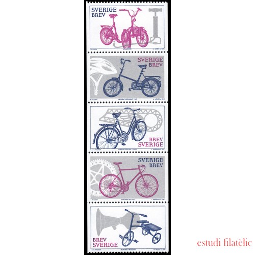 Suecia Sweden 2778/82 2011 Bicicletas MNH