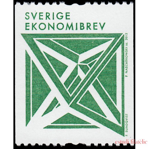 Suecia Sweden 2836 2012 Figuras geométricas Otaedro MNH