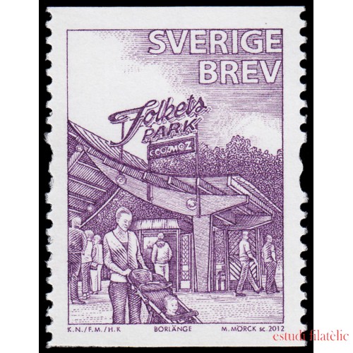 Suecia Sweden 2841 2012 Parc Folkets MNH