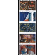 Suecia Sweden 2881/85 2012 Ilustraciones textiles MNH