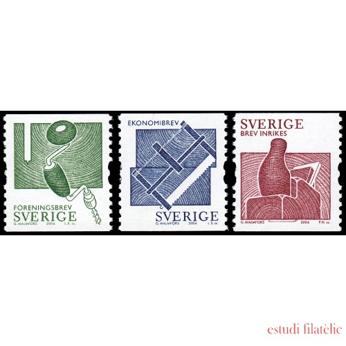 Suecia Sweden 2371/73 2004 Herramientas para trabajar la madera MNH