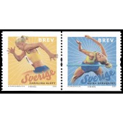 Suecia Sweden 2518/19 2006 Deportes Atletas suecos MNH