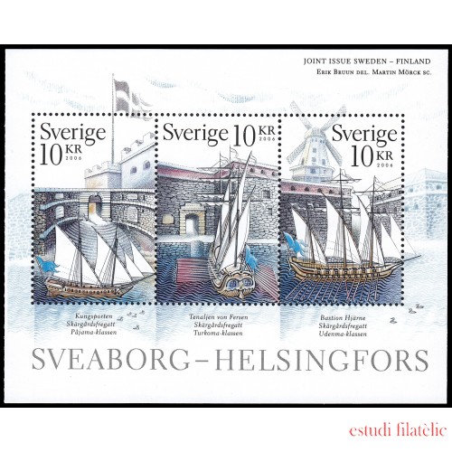 Suecia Sweden 2521/23 2006 La fortaleza marítima de Sveaborg MNH