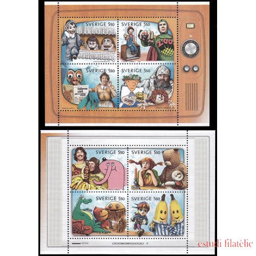 Suecia Sweden 2530/37 2006 50 años de programas de televisión infantiles MNH