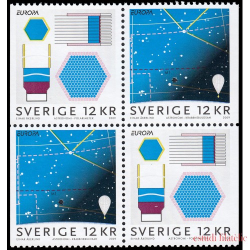 Suecia Sweden 2669/70 2009 Europa. Astronomía MNH