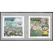 Suecia Sweden 3025/26 2015 Fauna Abejas Autoadhesivos