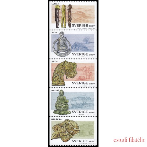 Suecia Sweden 3015/19 2015 Arqueología, la época de los vikingos MNH