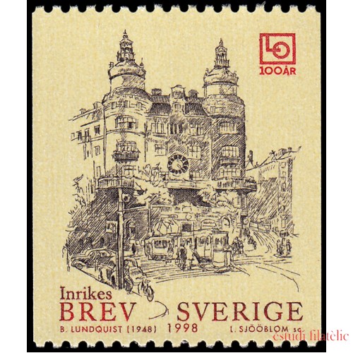 Suecia Sweden 2030 1998 Centenario de LO Confederación general sueca del trabajo MNH