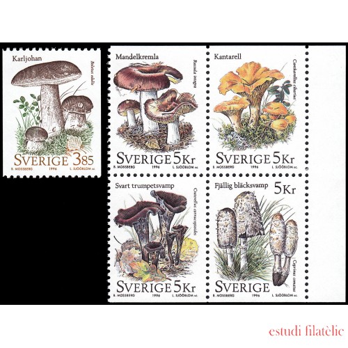 Suecia Sweden 1941/45 1996 Flora Setas MNH