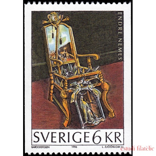 Suecia Sweden 1950 1996 Homenaje al artista Endre Nemes MNH