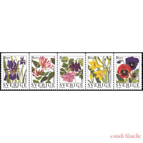 Suecia Sweden 1978/82 1997 Flores de jardín MNH