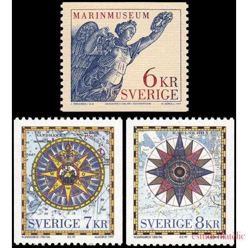 Suecia Sweden 1988/90 1997 La Marina MNH