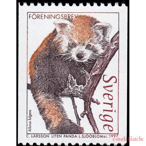 Suecia Sweden 1991 1997 Fauna del arco norte Pequeño panda MNH 