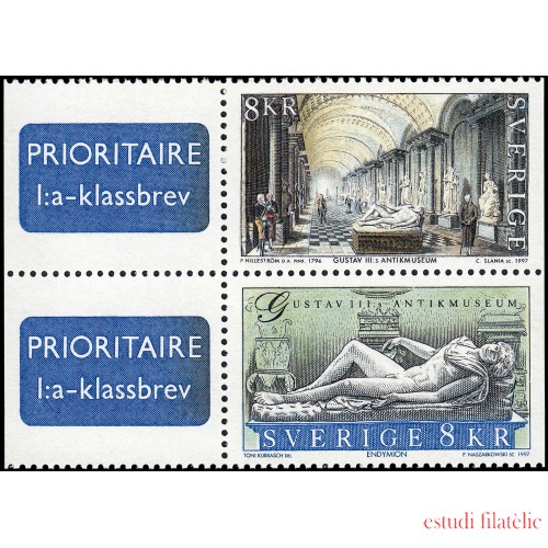 Suecia Sweden 1999/00 1997 Museo de antiguedades Gustavo III de Estocolmo MNH