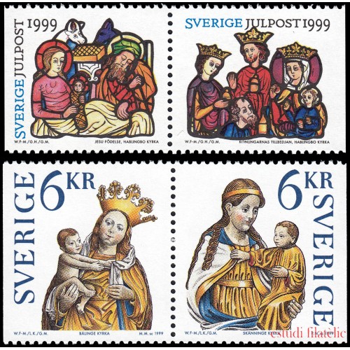 Suecia Sweden 2130/33 1999 Navidad MNH