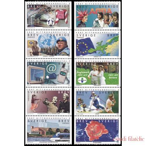 Suecia Sweden 2144/53 2000 Siglo XX MNH