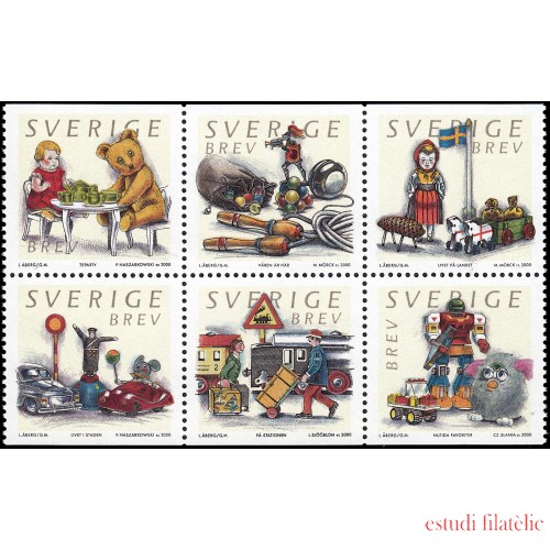 Suecia Sweden 2178/83 2000 Juguetes MNH