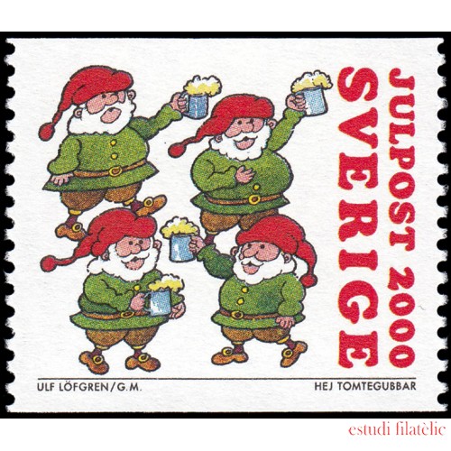 Suecia Sweden 2184 2000 Canción de Navidad MNH