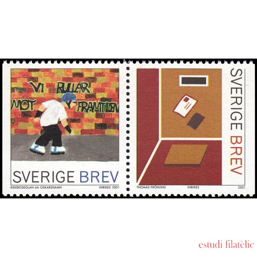 Suecia Sweden 2238/39 2001 Para y de MNH