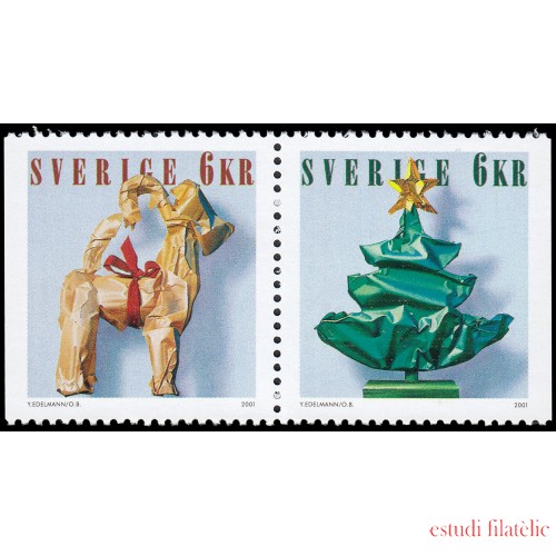 Suecia Sweden 2246/47 2001 Paquetes de regalo MNH