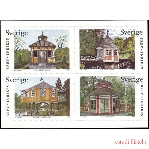 Suecia Sweden 2338/41 2003 Pabellones de recreo Autoadhesivos