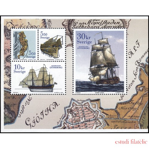 Suecia Sweden 2353/56 2003 250 aniv del hundimiento del Gotemburgo MNH