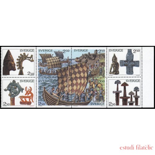 Suecia Sweden 1575/82 1990 Vikingos MNH