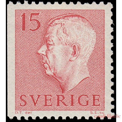 Suecia Sweden 356 1951-52 Gustavo VI MNH