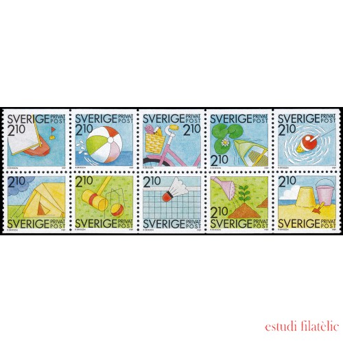 Suecia Sweden 1524/33 1989 Los placeres del verano MNH