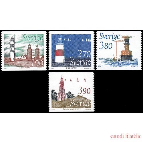 Suecia Sweden 1508/11 1989 Faros MNH