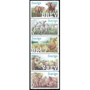 Suecia Sweden 2927/31 2013 Fauna Cachorros MNH