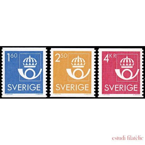 Suecia Sweden 1298/00 1985 Emblema postal MNH