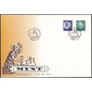 Suecia Sweden SPD FDC 2075/76 1999 Monedas Sobre primer día