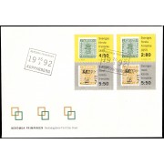 Suecia Sweden SPD FDC 1694/96 1992 Año del sello postal Sellos famosos Sobre primer día