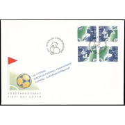 Suecia Sweden SPD FDC 1697/98 1992 Campeonato de Europa de fúltbol 1992 en Suecia Sobre primer día