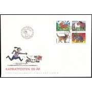 Suecia Sweden SPD FDC 1699/02 1992 Tarifas reducidas Centenario de la revista infantil Kamratposten Sobre primer día