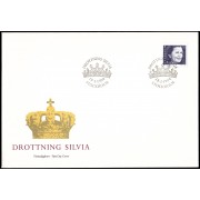 Suecia Sweden SPD FDC 1804 1994 Reina Silvia Sobre primer día