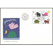 Suecia Sweden SPD FDC 1818/21 1994 Sellos de saludo y felicitaciones Sobre primer día