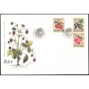 Suecia Sweden SPD FDC 1844/46 1995 Frutas Sobre primer día