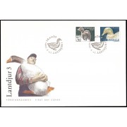 Suecia Sweden SPD FDC 1851/52 1995 Fauna Animales de cría Sobre primer día