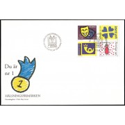 Suecia Sweden SPD FDC 1933/36 1996 Sellos con mensajes Sobre primer día