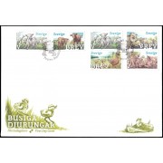 Suecia Sweden  SPD FDC 2927/31 2013 Fauna Cachorros Sobre primer día