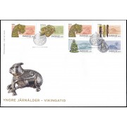 Suecia Sweden  SPD FDC 3015/19 2015 Arqueología, la época de los vikingos Sobre primer día