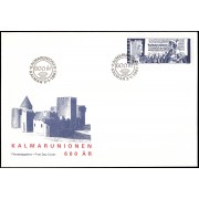 Suecia Sweden SPD FDC 1966 1997 600 aniv. de la Unión de Kalmar Sobre primer día