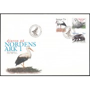 Suecia Sweden SPD FDC 1967/69 1997 Fauna del arco norte Sobre primer día