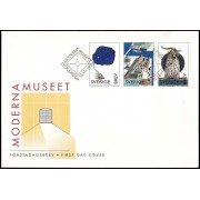 Suecia Sweden SPD FDC 2014/16 1998 Inauguración del nuevo Museo de Arte Moderno de Estocolmo Sobre primer día