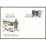 Suecia Sweden SPD FDC 2052 1998 centenario del nacimiento del escritor Vilhelm Moberg Sobre primer día